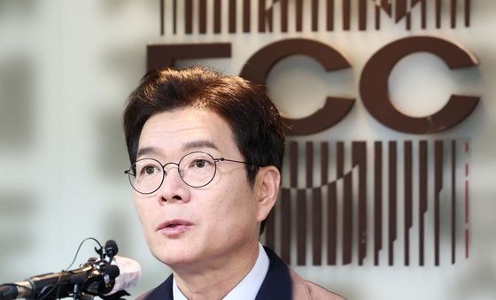 발언하는 정원오 후보