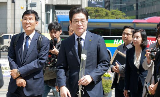 정원오 후보, 세월호참사 12주기 희생자 추모