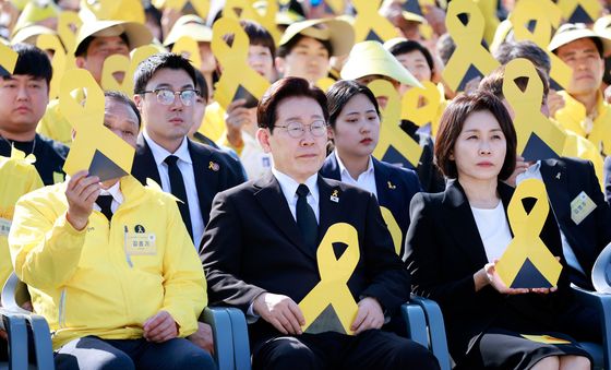 이재명 대통령, 세월호 기억식 참석