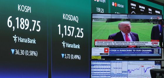 중동 '훈풍' 선반영했나...코스피·코스닥 '장초반 하락'