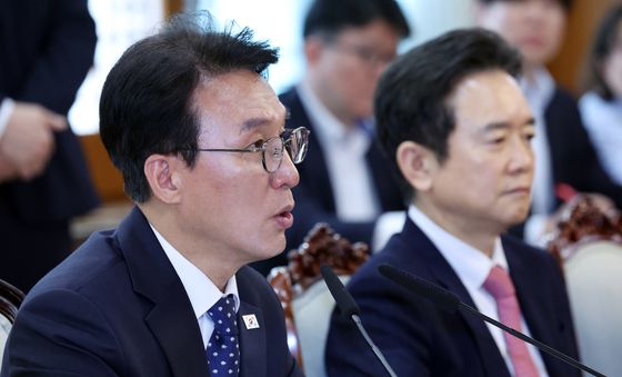 마약류 대응 관계장관회의 발언하는 김민석 총리