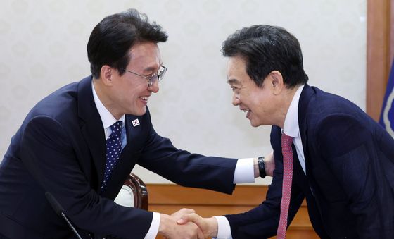 손잡은 김민석·남경필