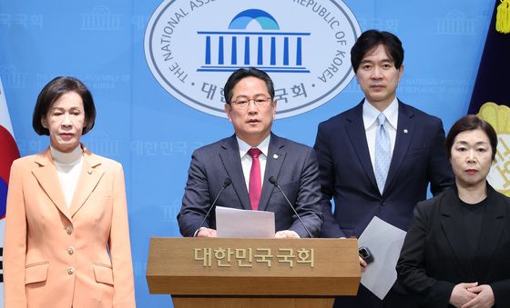 장특공제 관련 기자회견하는 국민의힘