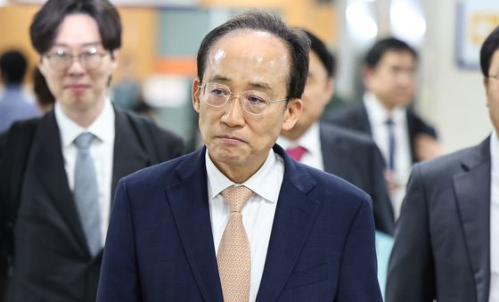 추경호 의원, 계엄해제 방해 관련 공판 출석