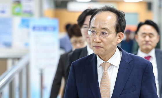 추경호 의원, 계엄해제 방해 관련 공판 출석