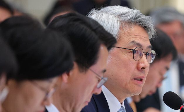 업무보고 하는 고영선 한국교육개발원장