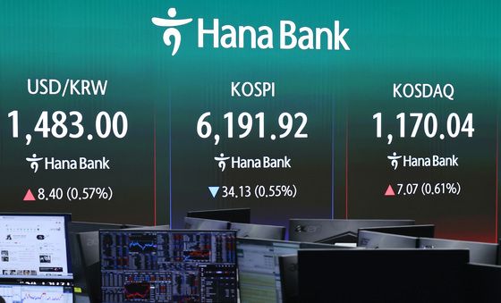 코스피, 4거래일 만에 하락 마감…코스닥은 강보합