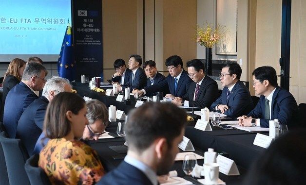 여한구 본부장, 제13차 한-EU FTA 무역위원회 및 제1차 차세대전략대화 개최