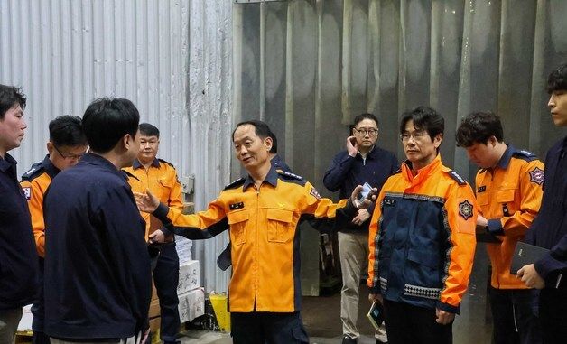 홍영근 본부장, 냉동창고 화재 안전관리 실태 점검