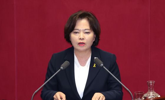 공직선거법 개정안 반대 토론하는 정춘생