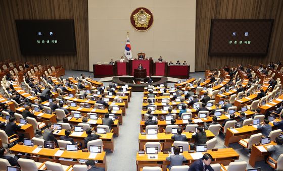 공직선거법 개정안 비판하는 정춘생 의원
