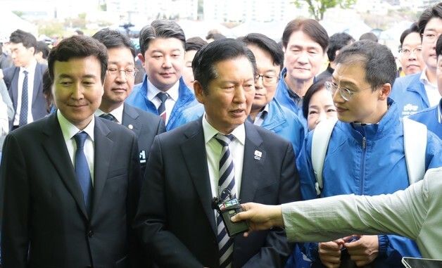 김상욱·전태진 지원 나선 정청래