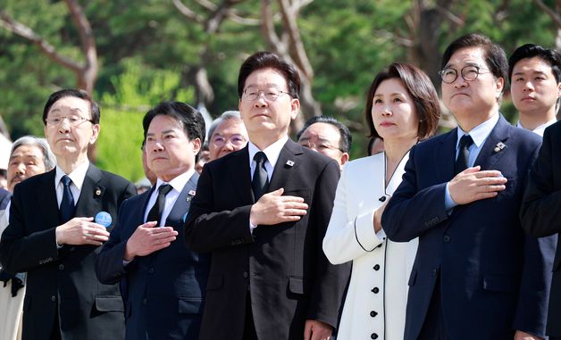 4·19혁명 기념식 참석한 이재명 대통령