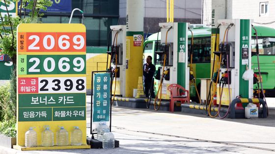 전국 평균 휘발유 가격 리터당 2000원 돌파