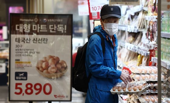 홈플러스, 물가안정 위해 태국산 신선란 판매 시작