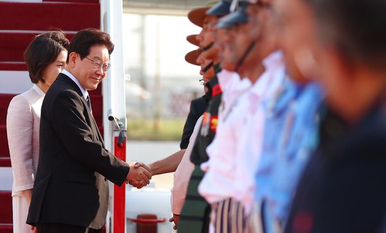 인도 국빈 방문한 이재명 대통령