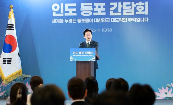 이재명 대통령, 인도 동포 만찬 간담회