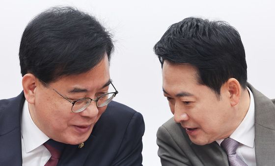 머리 맞댄 장동혁·송언석