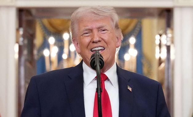 이란 관련 대국민 연설하는 트럼프 대통령