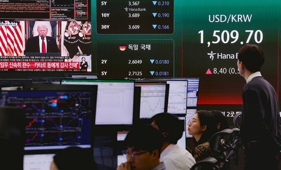 트럼프 대국민 연설에 원·달러 환율 상승