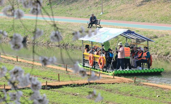 '벚꽃길 따라 뗏못 체험'