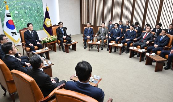 이재명 대통령, 국회 환담