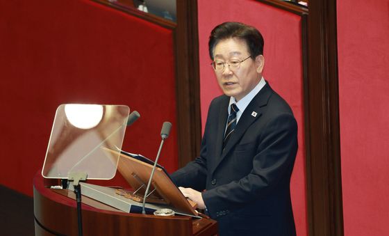 시정연설하는 이재명 대통령