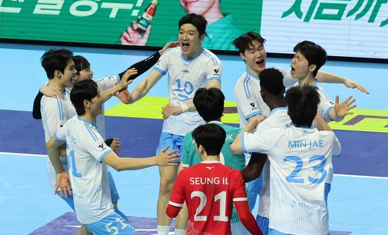 챔프전 1차전 승리 거둔 대한항공