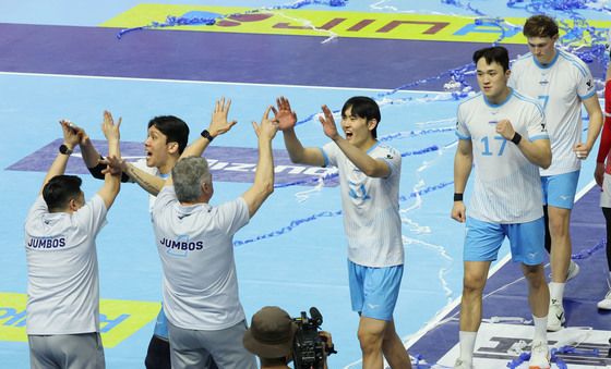 챔프전 1차전 승리 거둔 대한항공