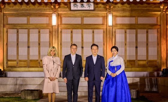 이재명 대통령 부부, '국빈 방한' 마크롱 부부와 친교만찬