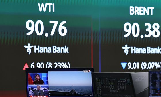 호르무즈 긴장에 유가 반등