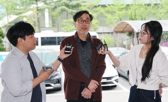 고발 취지 설명하는 김순환 사무총장