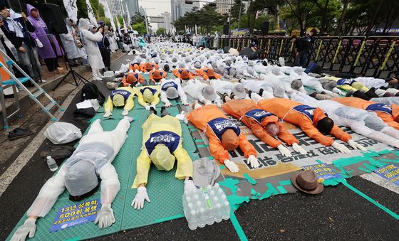 전국장애인부모연대, 오체투지