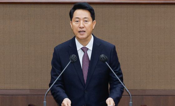 추경 시정연설하는 오세훈 시장