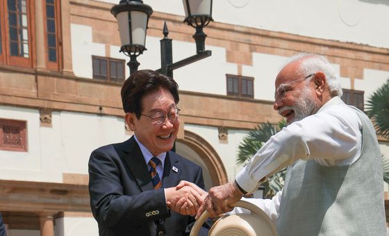 공동식수하는 한-인도 정상