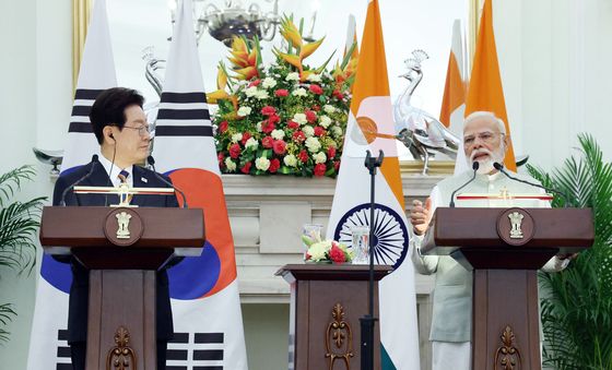 한-인도 정상 공동언론발표