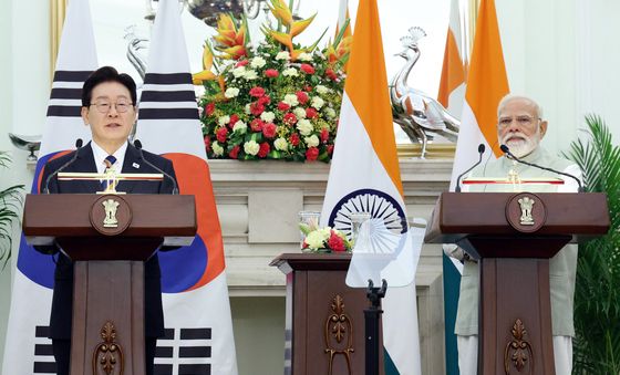 한-인도 정상 공동언론발표