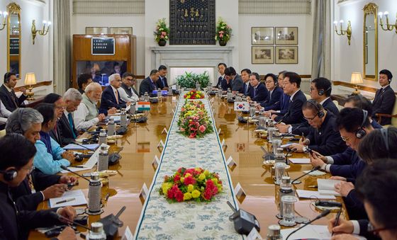 한-인도 확대회담