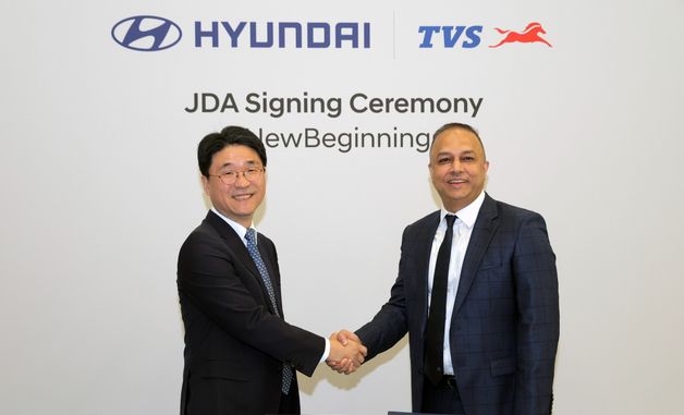 현대차, 인도 TVS 모터 컴퍼니와 공동개발협약 체결