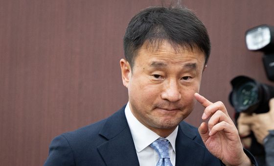 한병도 민주당 원내대표, 원내대책회의 참석