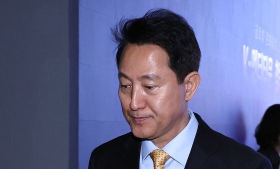 기자회견 마친 오세훈 시장