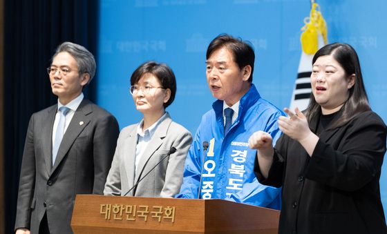 오중기 민주당 경북지사 예비후보 '지지 호소'