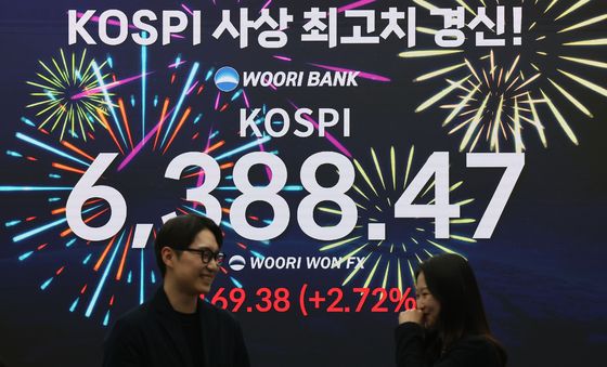 코스피, 사상 최고치 경신