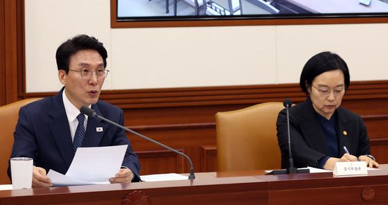 비상경제본부회의 모두 발언하는 김민석 총리