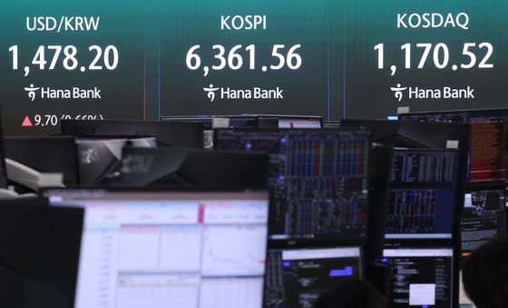 장 초반 6400선 터치 후 약보합 출발한 코스피