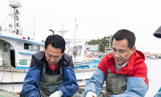 그물 정리하는 장동혁·김진태