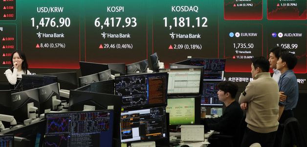 코스피 6,417 돌파…하루 만에 또 '최고치'