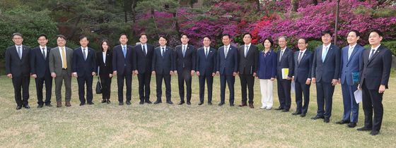 고위당정협의회 기념촬영