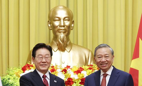 손 맞잡은 한-베트남 정상