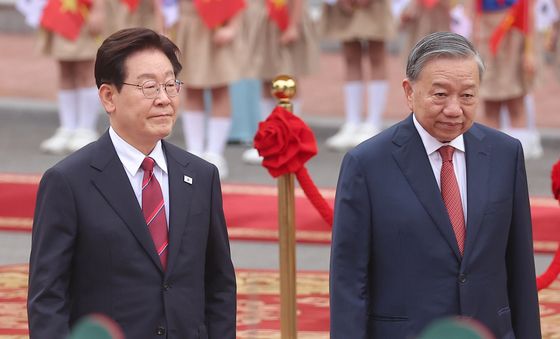 이재명 대통령, 베트남 국빈 방문 공식환영식